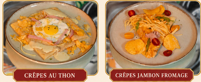 Crêpes sucrées et salées